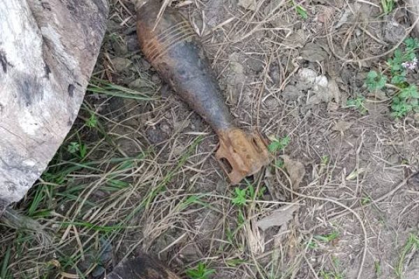 Pescaban en el río Paraná, encontraron un mortero y se lo llevaron a su casa