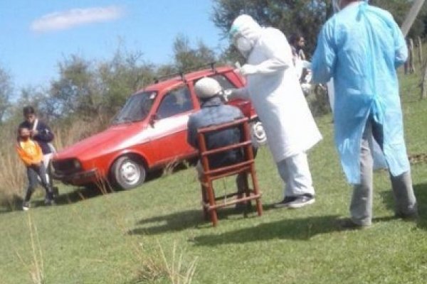 Pandemia: Testeos masivos en un paraje rural de Mercedes