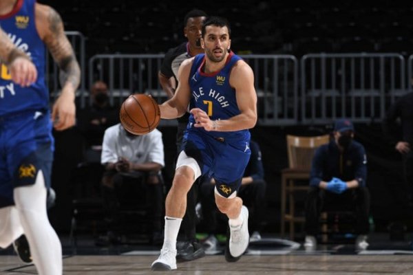 La buena actuación de Campazzo no pudo evitar la caída de Denver ante Brooklyn