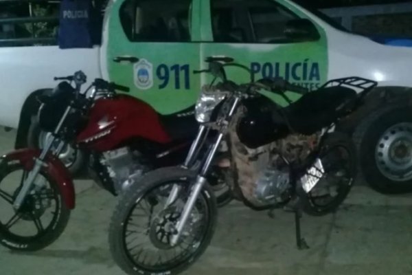 Recuperaron dos motos sustraídas