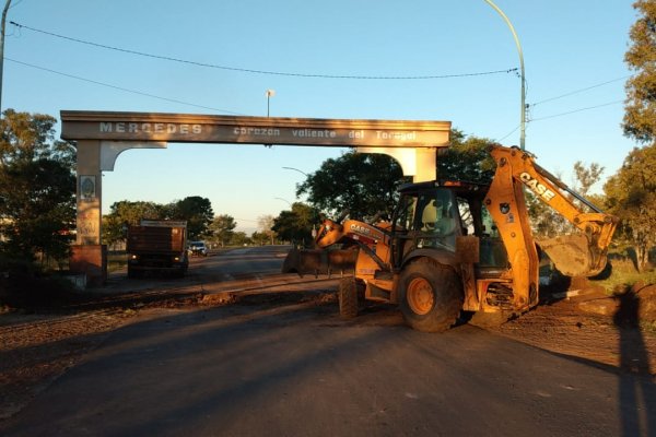 En Mercedes liberaron todos los accesos de la ciudad