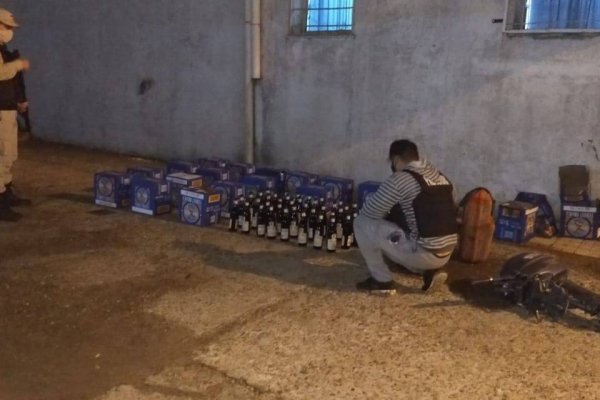 Secuestraron un cargamento de fernet que estaban por cruzar a Uruguay