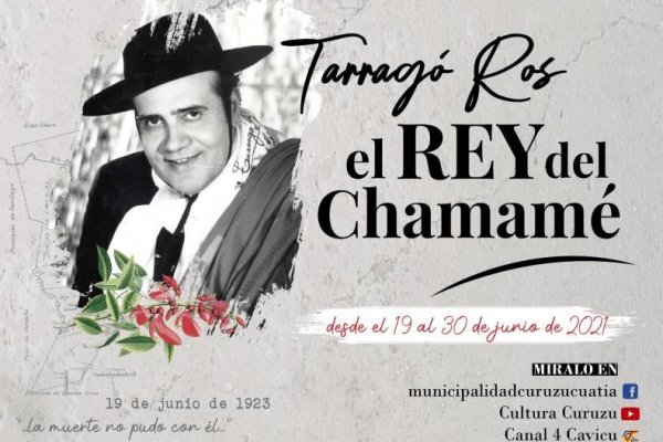 Curuzú Cuatiá prepara un homenaje virtual a Tarrago Ros el Rey del Chamamé