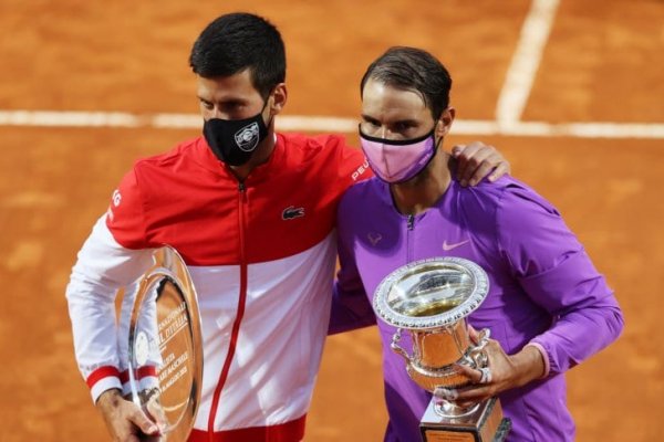 Nadal superó a Djokovic y se coronó en Roma