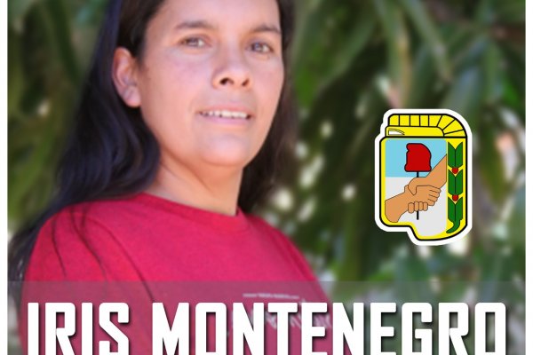 Masiva aceptación a Iris Montenegro