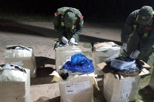 Gendarmería impidió el contrabando de millones de pesos en indumentaria
