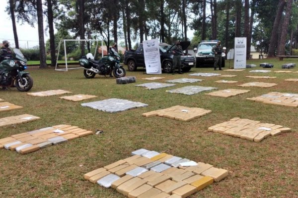 Gendarmería decomisó más de tres toneladas de marihuana