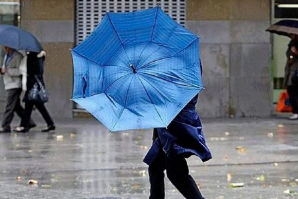 Llega el ciclón extratropical y hay alerta naranja por vientos de 90 kilómetros por hora en la costa