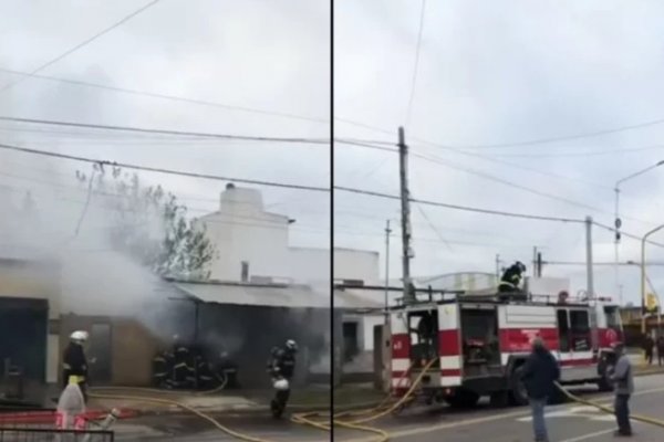 Se salvaron del incendio que arrasó con su casa