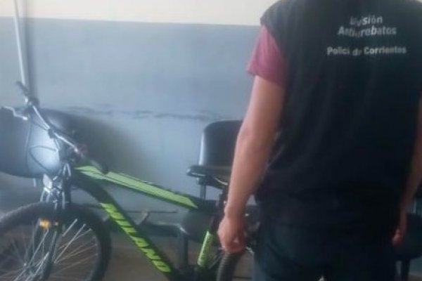 Detenido por tratar de vender una bicicleta robada