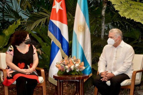 Vizzotti se reunió con el presidente cubano Díaz-Canel por las vacunas Soberana y Abdala