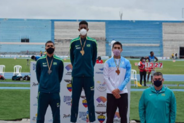 El correntino Layoy ganó una medalla en el Sudamericano de Atletismo