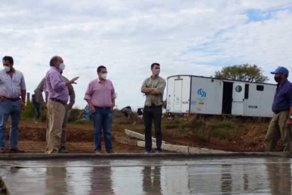 El Intendente supervisó las obras en el acceso a la Piedra Itá Pucú