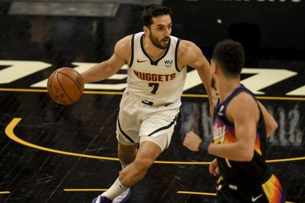 Con Campazzo, Denver Nuggets cayó ante Suns en el Juego 1 de los NBA Playoffs