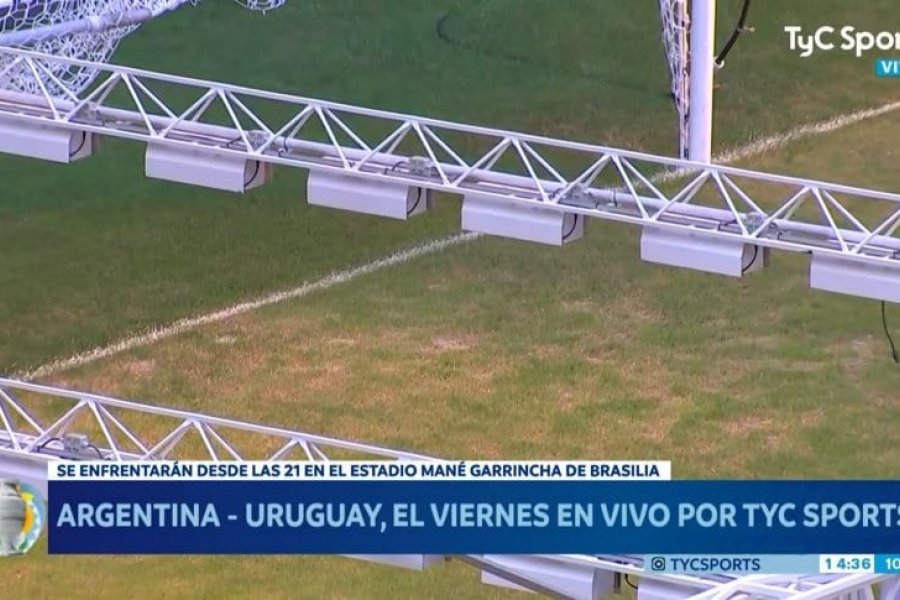 El preocupante estado del césped donde jugarán Argentina-Uruguay
