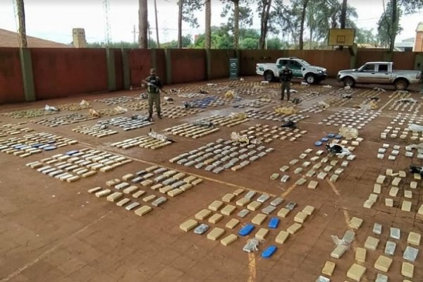 Gendarmería decomisó otra tonelada de marihuana en Oberá