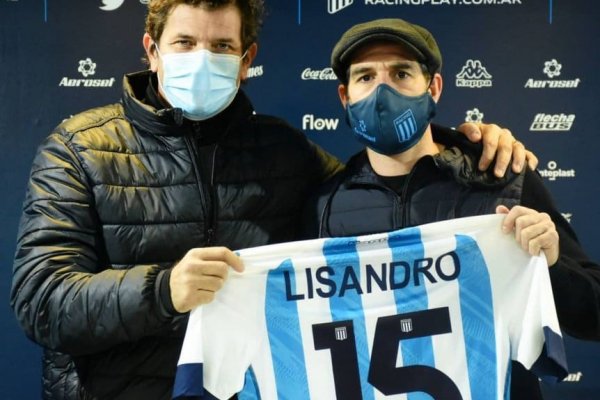 Lisandro López firmó su contrato en Racing