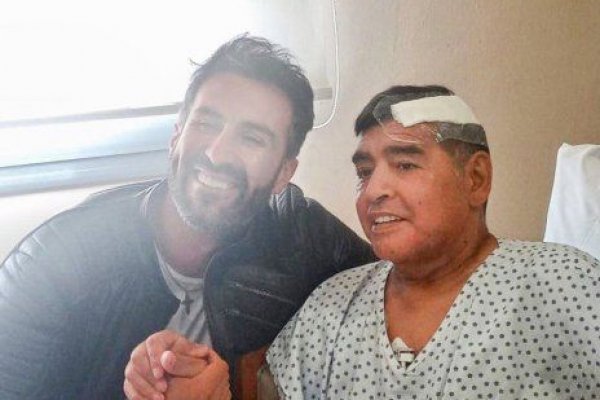 Luque presentó una foto de Maradona para justificar que no estaba hinchado