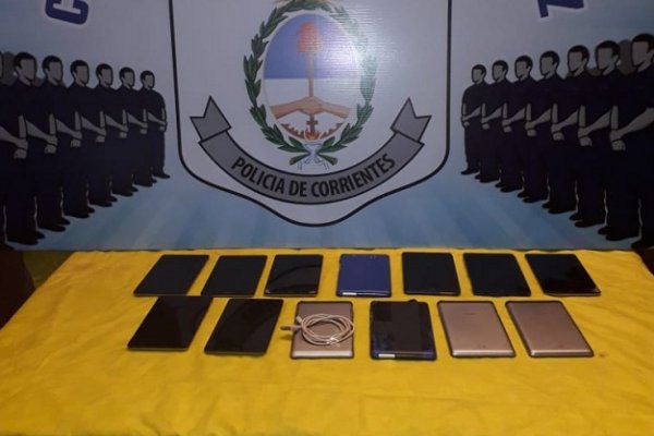 La Policía secuestró varias Tablet que tendrían relación a un hecho delictivo