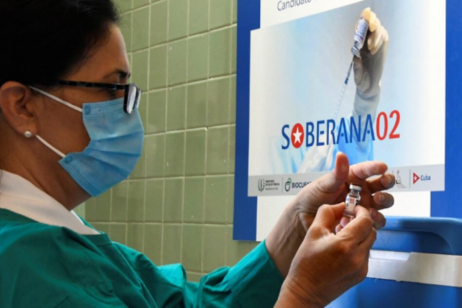 La vacuna cubana contra la covid Soberana 02 tiene una eficacia del 91,2%