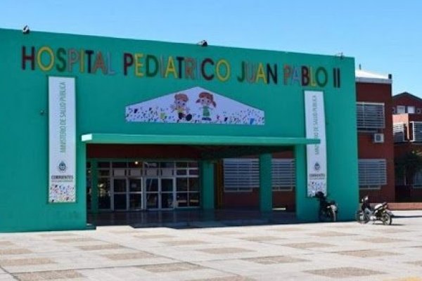 Corrientes: Confirman 3 pacientes con Covid en el Hospital Pediátrico