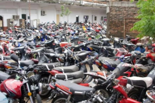 Depósito: En pandemia secuestraron 230 motos, apenas siete menos que en 2019
