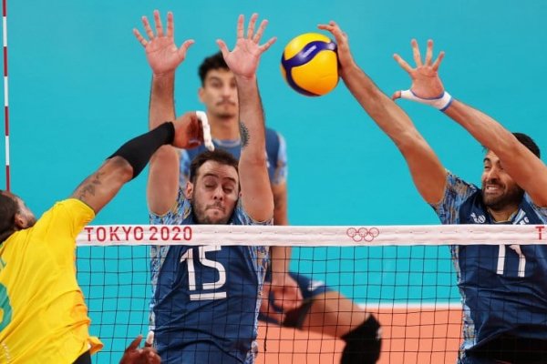 La Selección Argentina de vóley cayó ante Brasil por los Juegos Olímpicos de Tokio