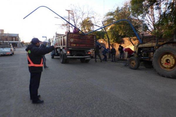 Obras públicas en diversos sectores de Mercedes