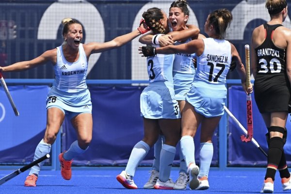 Las Leonas golearon a Alemania y se metieron en semis de los Juegos Olímpicos