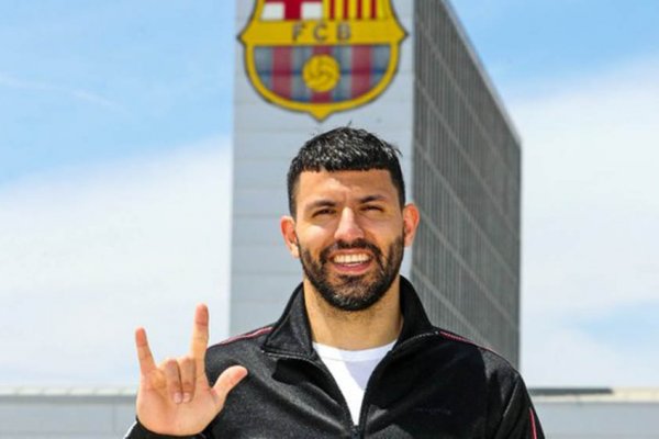 Sergio Agüero podría debutar el domingo en Barcelona ante la Juventus