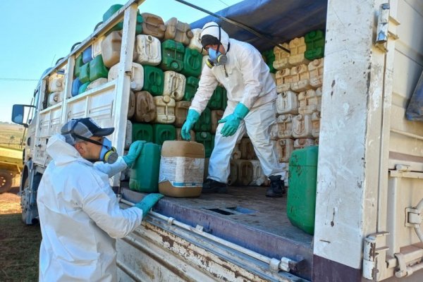 En Virasoro se recibieron casi 3.000 envases vacíos de fitosanitarios y se acercan a 30.0000 en lo que va del año
