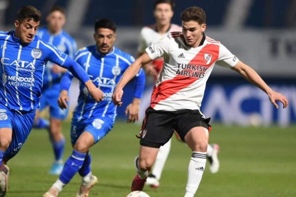Godoy Cruz dio el golpe y le ganó a River por la Liga Profesional