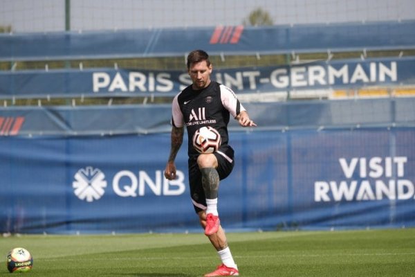 El mensaje de Messi tras su primer entrenamiento en el PSG