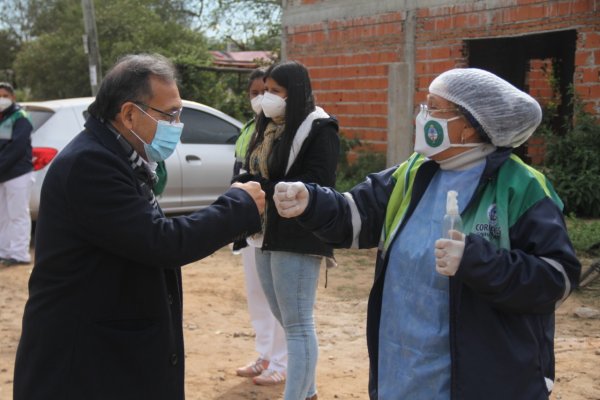 Cardozo verificó el desarrollo de un operativo sanitario en la Capital