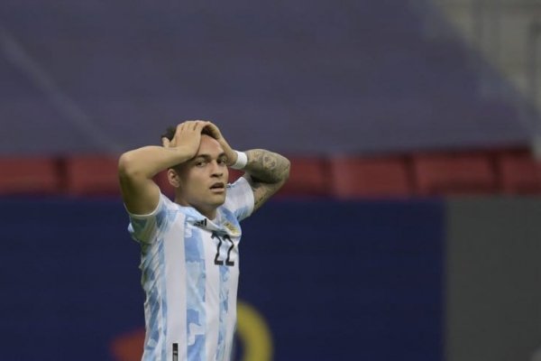 Alarma en la Selección Argentina: Lautaro Martínez se resintió de una lesión