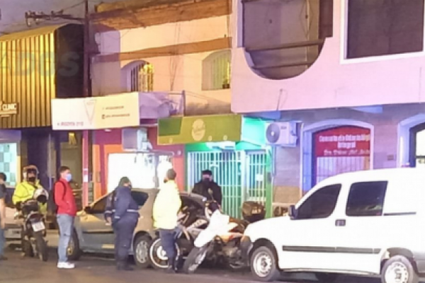 Conductor alcoholizado realizaba maniobras peligrosas en pleno centro