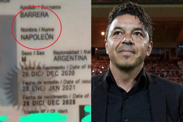 Pareja hincha de River llamó Napoleón a su hijo por Marcelo Gallardo