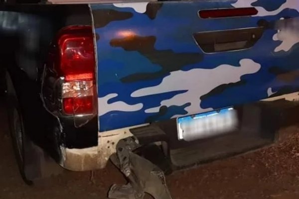 Conducía ebrio, chocó un patrullero para escapar y fue detenido