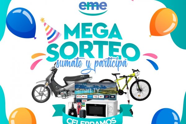 EME te invita a participar de un mega sorteo por su aniversario