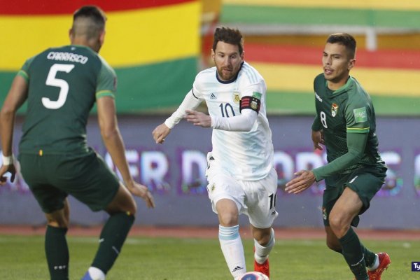 El partido entre Argentina y Bolivia se jugará con público y 30% de aforo