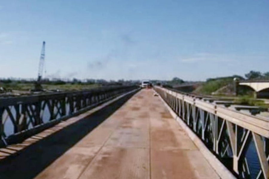 Habrá cortes intermitentes en el puente Bailey del Arroyo Guazú