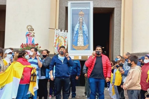 Llegó la 87° peregrinación de la virgen del Rosario a Itatí
