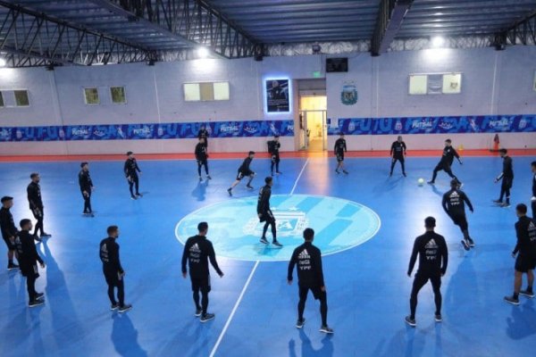 La lluvia complicó a la Selección Argentina: último entrenamiento bajo techo