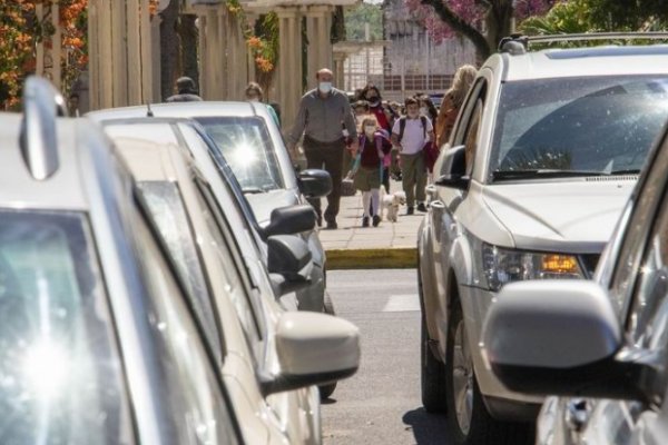 Regresó la presencialidad y volvió el caos vehicular en el microcentro