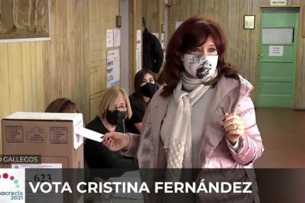 PASO: Votó Cristina Fernández de Kirchner en Río Gallegos