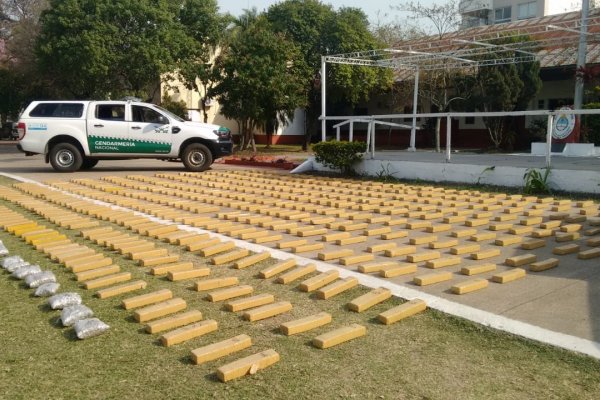 Detuvieron a un hombre con más de 500 kilos de marihuana en Corrientes