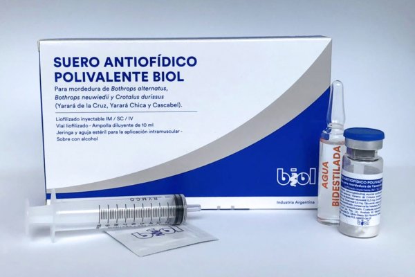 Salud recibió sueros antiofídicos liofilizados entregados por Producción