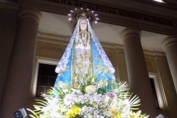 La imagen de la Virgen de Itatí saldrá de la Basílica tras más de un año