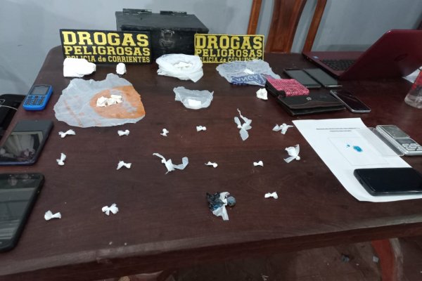 Policías detuvieron a una mujer por comercializar cocaína en Corrientes