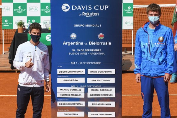 El Peque Schwartzman abre la serie entre Argentina y Bielorrusia